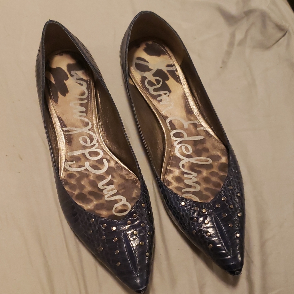 Sam Edelman snakeskin flats